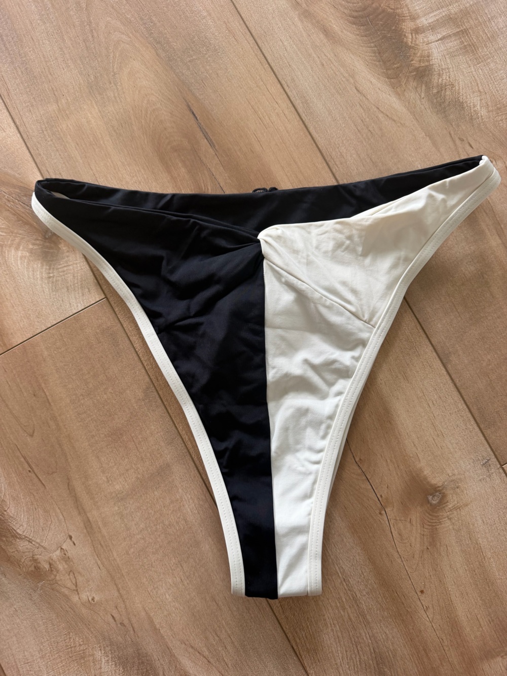 L*Space Black & White Women's Swim Bottom
